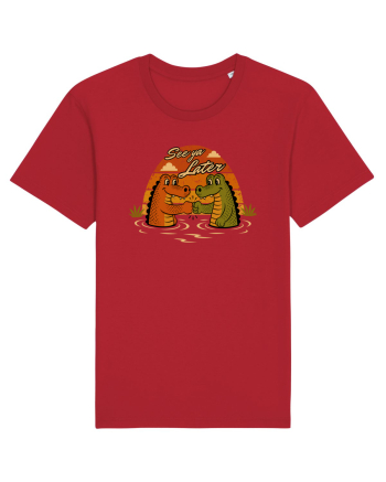 See Ya Later Alligator – Funny Crocodile Friendship Design Red