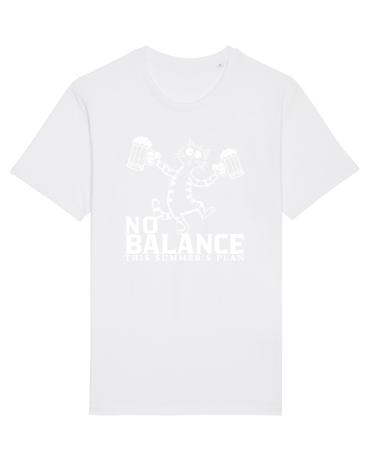 Tricou mânecă scurtă Unisex Rocker White