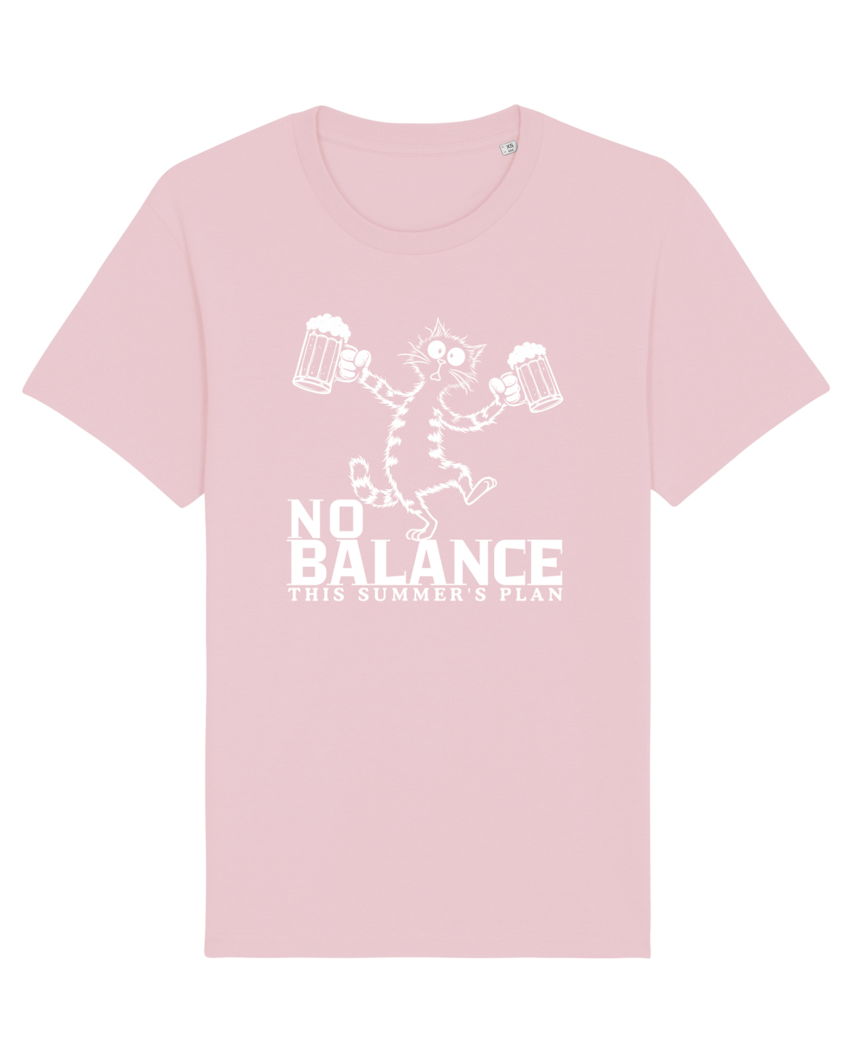 Tricou mânecă scurtă Unisex Rocker Cotton Pink