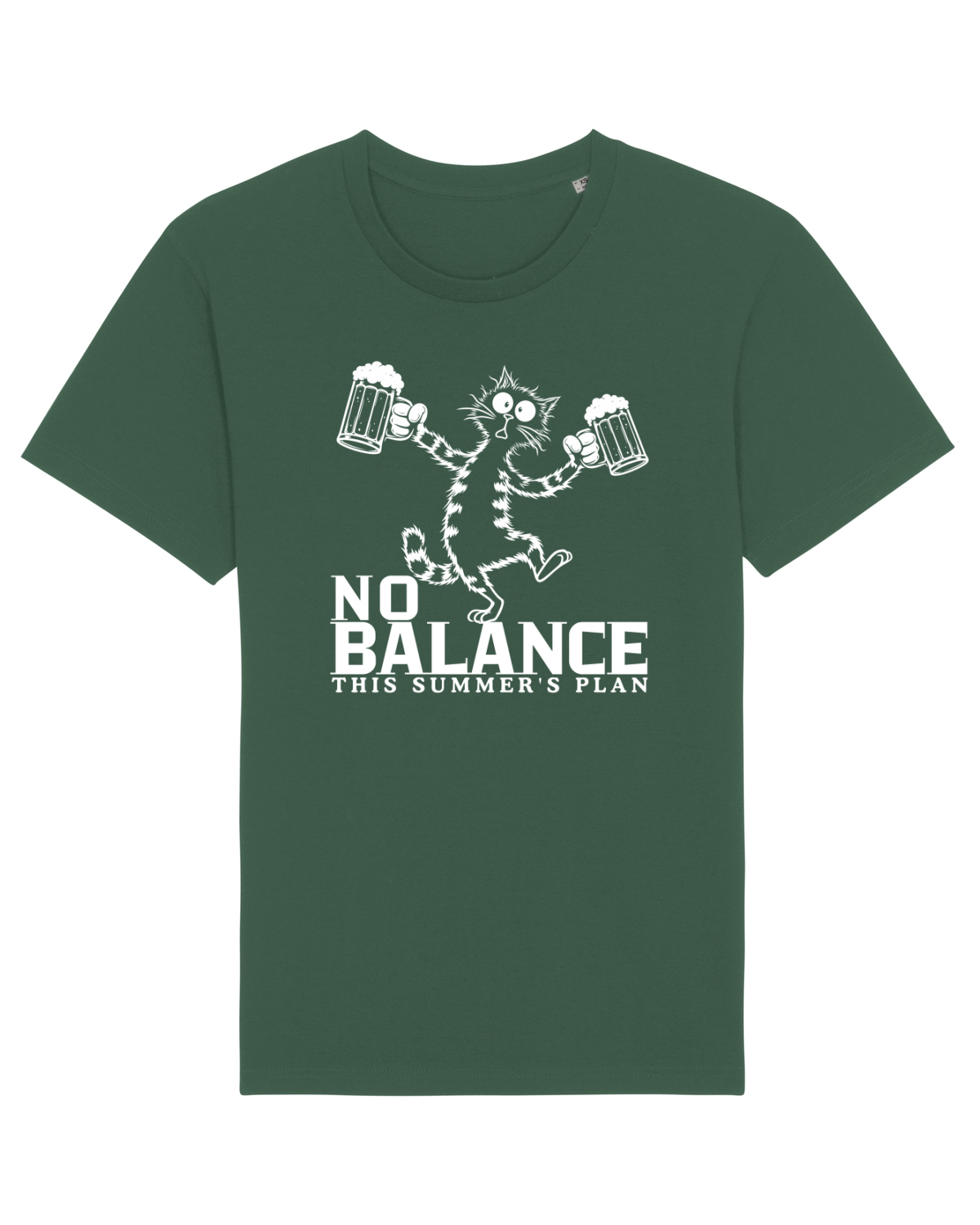 Tricou mânecă scurtă Unisex Rocker Bottle Green