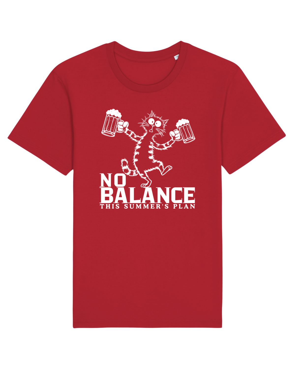 Tricou mânecă scurtă Unisex Rocker Red