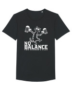 No Balance – Planul Perfect pentru Vară Tricou mânecă scurtă guler larg Bărbat Skater