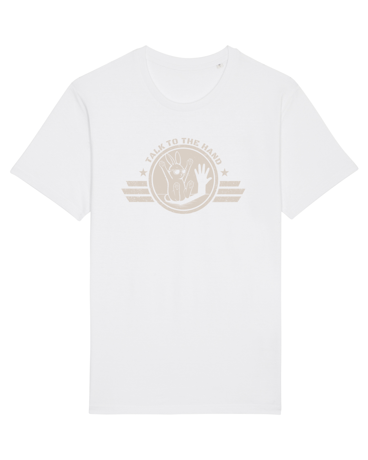 Tricou mânecă scurtă Unisex Rocker White