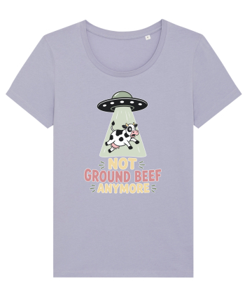 UFO si Vacile. Not Ground Beef Anymore UFO Cow Alien Abduction Funny Farm Lavender
