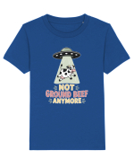 UFO si Vacile. Not Ground Beef Anymore UFO Cow Alien Abduction Funny Farm Tricou mânecă scurtă  Copii Mini Creator