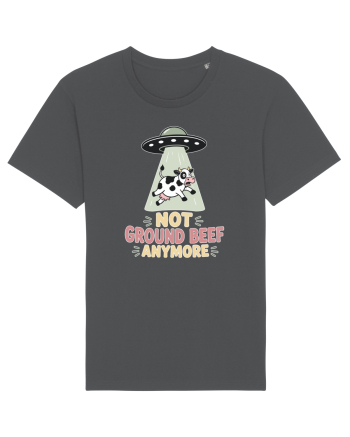 UFO si Vacile. Not Ground Beef Anymore UFO Cow Alien Abduction Funny Farm Anthracite