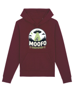 Moofo Identified Funny UFO Cow Alien Abduction Retro Sci Fi Humor Hanorac Unisex Drummer