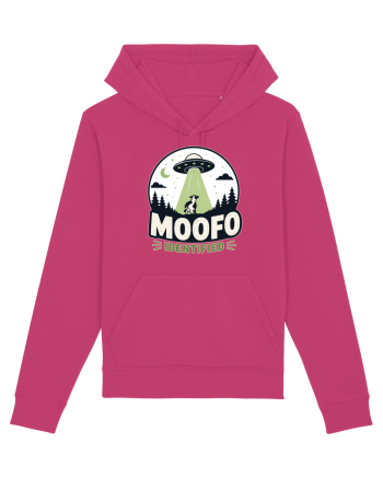 Moofo Identified Funny UFO Cow Alien Abduction Retro Sci Fi Humor Raspberry