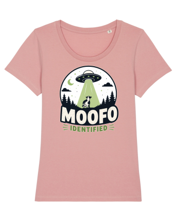 Moofo Identified Funny UFO Cow Alien Abduction Retro Sci Fi Humor Canyon Pink