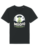 Moofo Identified Funny UFO Cow Alien Abduction Retro Sci Fi Humor Tricou mânecă scurtă Unisex Rocker