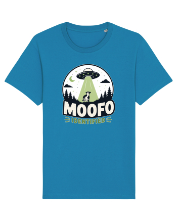 Moofo Identified Funny UFO Cow Alien Abduction Retro Sci Fi Humor Azur