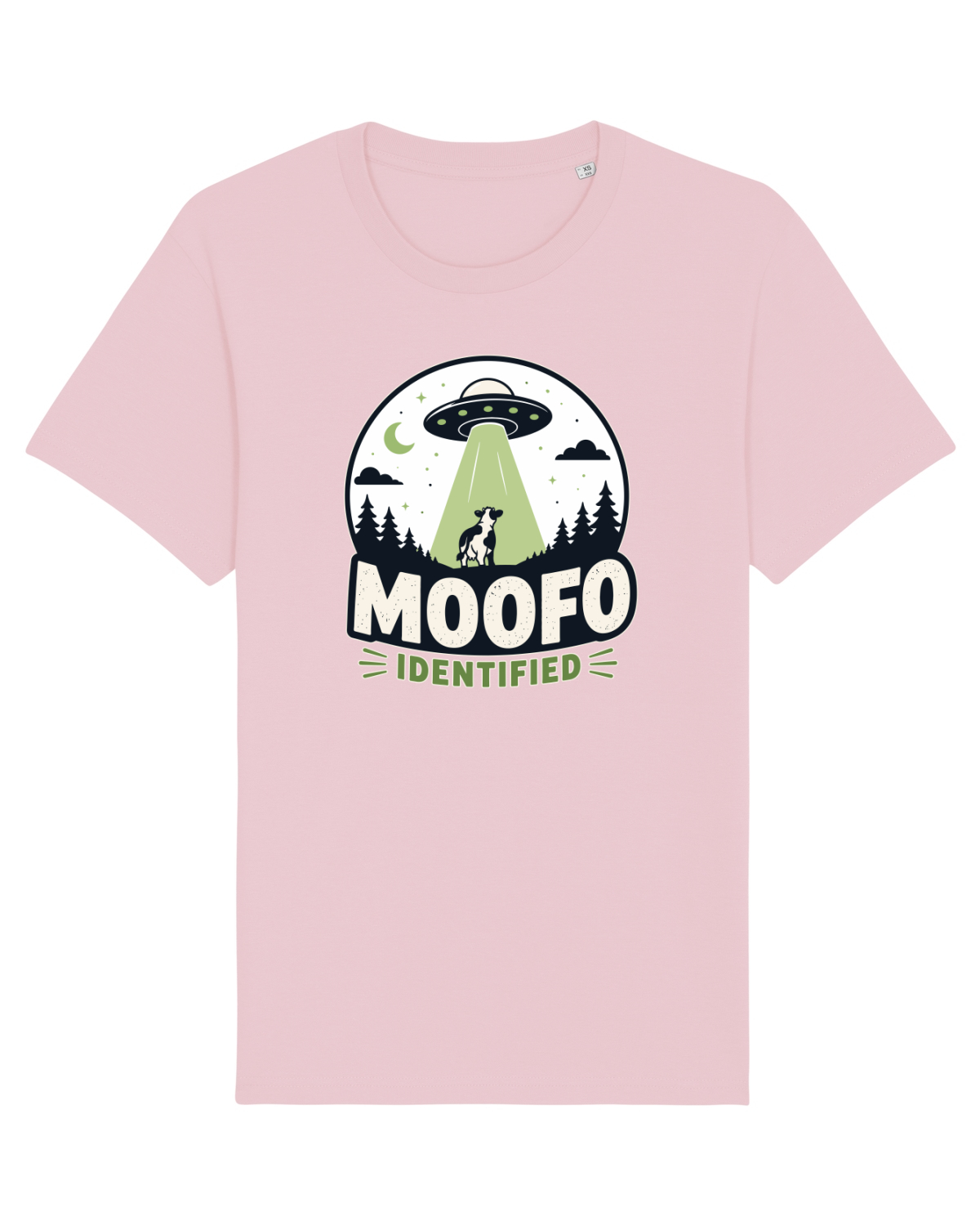 Tricou mânecă scurtă Unisex Rocker Cotton Pink