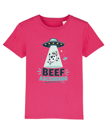Beef Ascending Funny UFO Cow Alien Abduction Retro Sci Fi Humor Raspberry