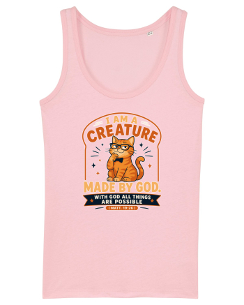 Cu pisici si religie. Christian Cat Lover Faith Apparel for Cat Owners Matt Cotton Pink