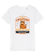 Cu pisici si religie. Christian Cat Lover Faith Apparel for Cat Owners Matt Tricou mânecă scurtă  Copii Mini Creator