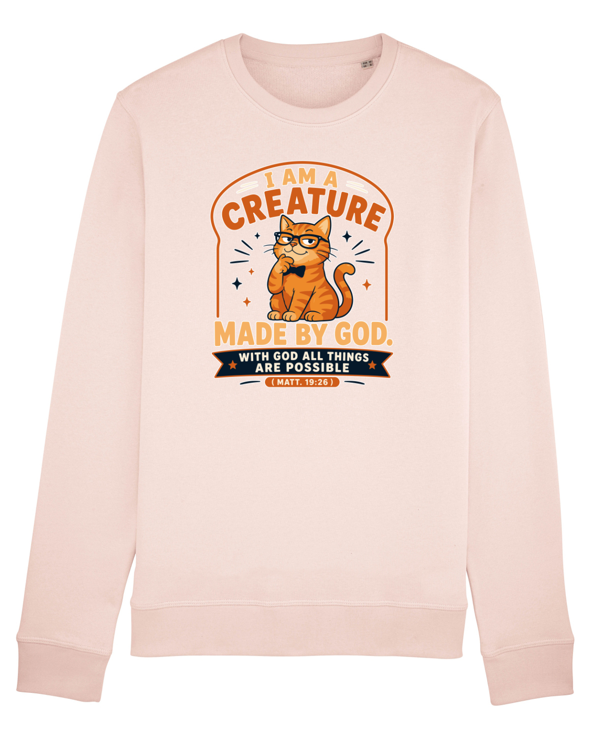 Bluză mânecă lungă Unisex Rise Candy Pink