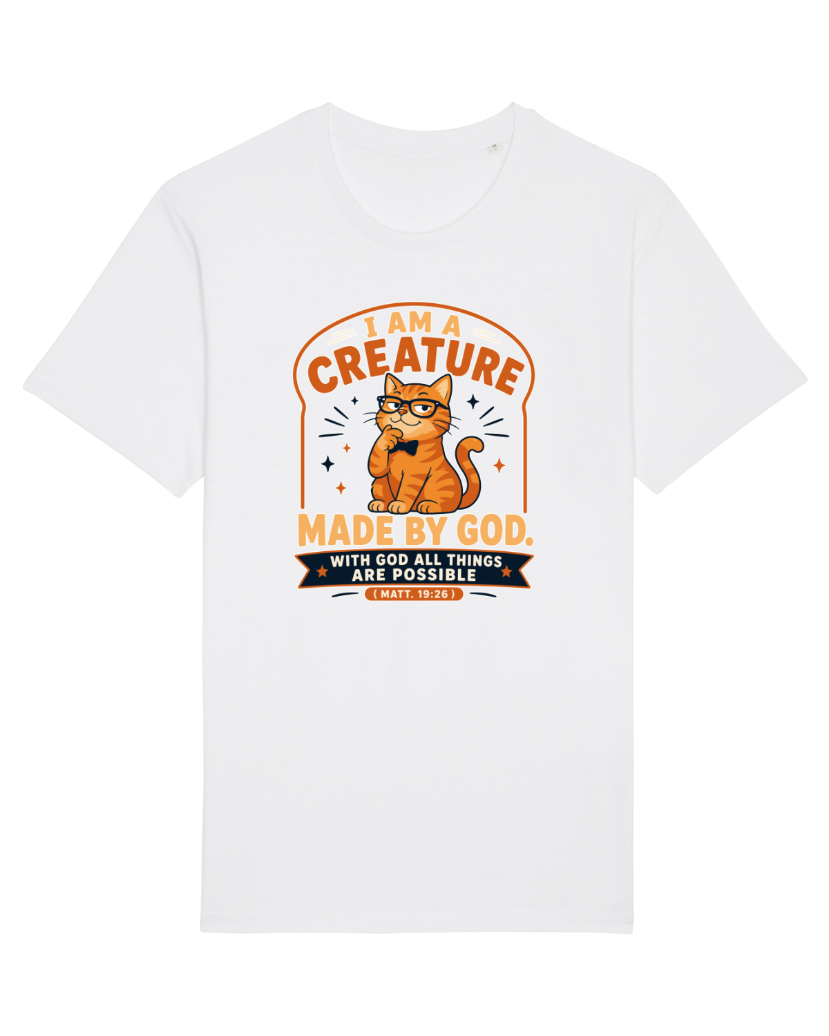 Tricou mânecă scurtă Unisex Rocker White