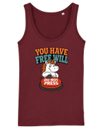 You Have Free Will Do Not Press Funny Unicorn Philosophy Humor Maiou Damă Dreamer