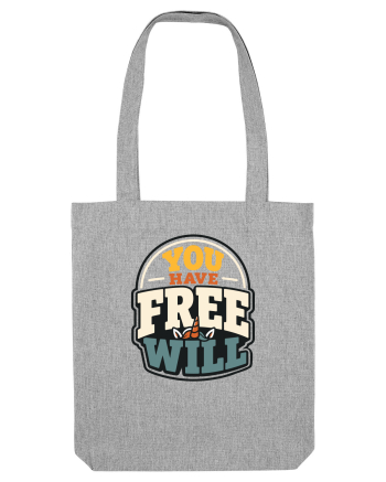 You Have Free Will Funny Philosophy Humor Unicorn Graphic Heather Grey