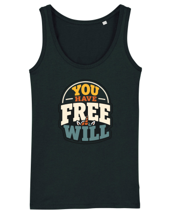 You Have Free Will Funny Philosophy Humor Unicorn Graphic Black