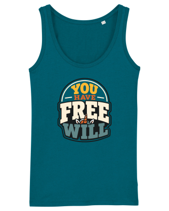 You Have Free Will Funny Philosophy Humor Unicorn Graphic Ocean Depth