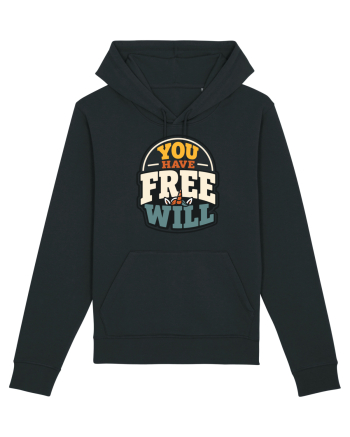 You Have Free Will Funny Philosophy Humor Unicorn Graphic Black