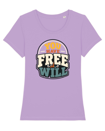 You Have Free Will Funny Philosophy Humor Unicorn Graphic Lavender Dawn