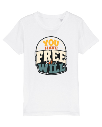 You Have Free Will Funny Philosophy Humor Unicorn Graphic White
