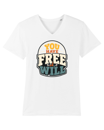 You Have Free Will Funny Philosophy Humor Unicorn Graphic White