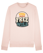 You Have Free Will Funny Philosophy Humor Unicorn Graphic Bluză mânecă lungă Unisex Rise