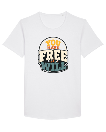 You Have Free Will Funny Philosophy Humor Unicorn Graphic White