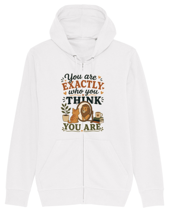 Esti exact cine crezi ca esti, cu pisici, motivational White