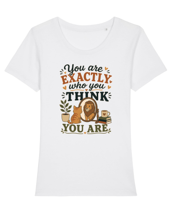 Esti exact cine crezi ca esti, cu pisici, motivational White