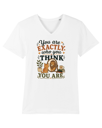 Esti exact cine crezi ca esti, cu pisici, motivational White