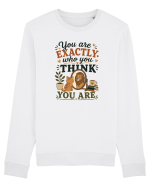 Esti exact cine crezi ca esti, cu pisici, motivational Bluză mânecă lungă Unisex Rise