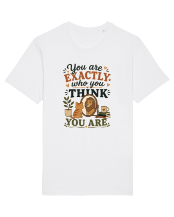 Esti exact cine crezi ca esti, cu pisici, motivational White