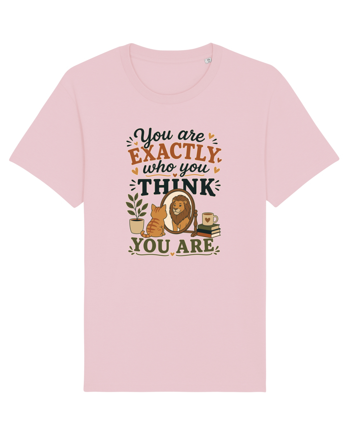 Tricou mânecă scurtă Unisex Rocker Cotton Pink