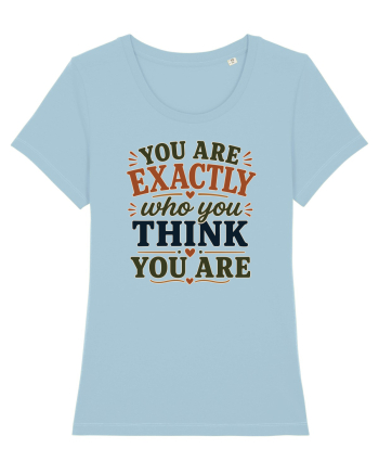 Positive Mindset Self Confidence Personal Growth Inspirational Motivation Sky Blue