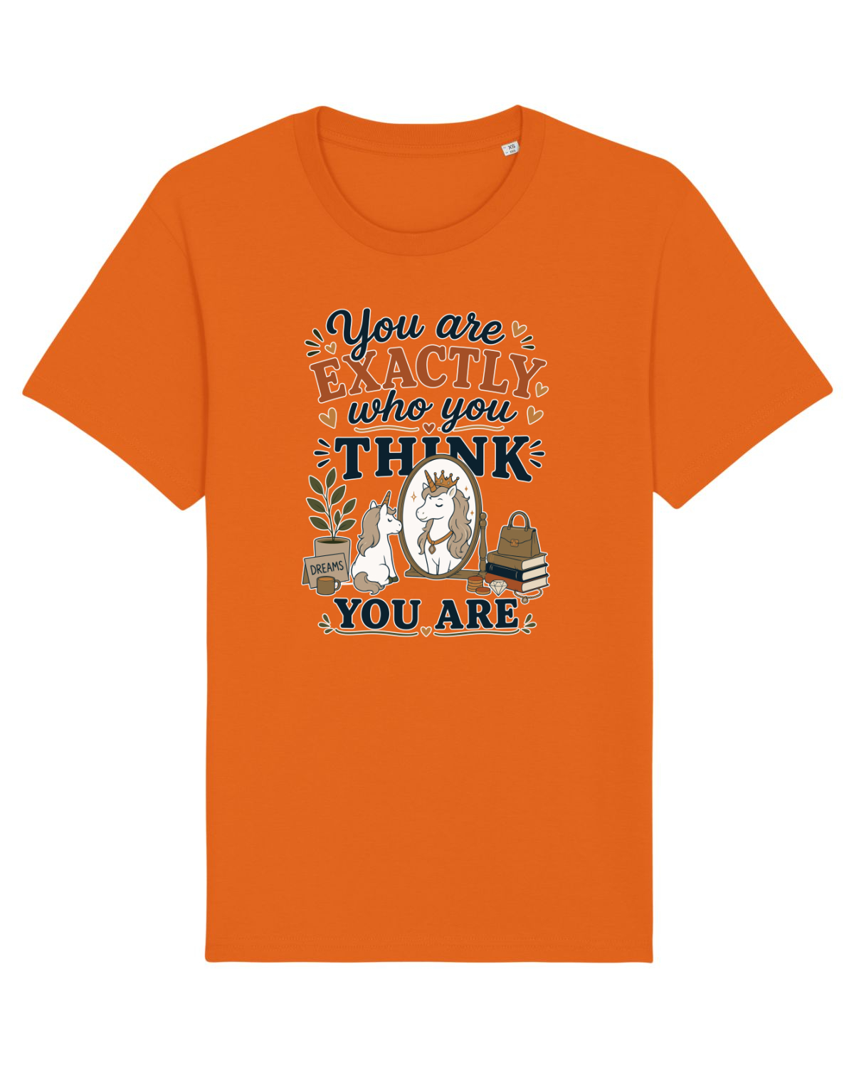 Tricou mânecă scurtă Unisex Rocker Bright Orange