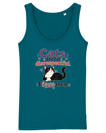 Funny Cat Lover Quote Disrespectful Cat Humor Sarcastic Feline Owner Ocean Depth