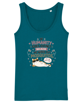 Funny Mosquito Hater Cat Lover Quote Anti Mosquito Humor Ocean Depth