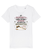 Funny Mosquito Hater Cat Lover Quote Anti Mosquito Humor Tricou mânecă scurtă  Copii Mini Creator