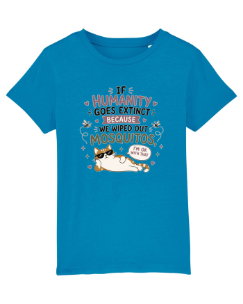 Funny Mosquito Hater Cat Lover Quote Anti Mosquito Humor Azur