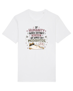 Funny Mosquito Hater Cat Lover Quote Anti Mosquito Humor Tricou mânecă scurtă Unisex Rocker