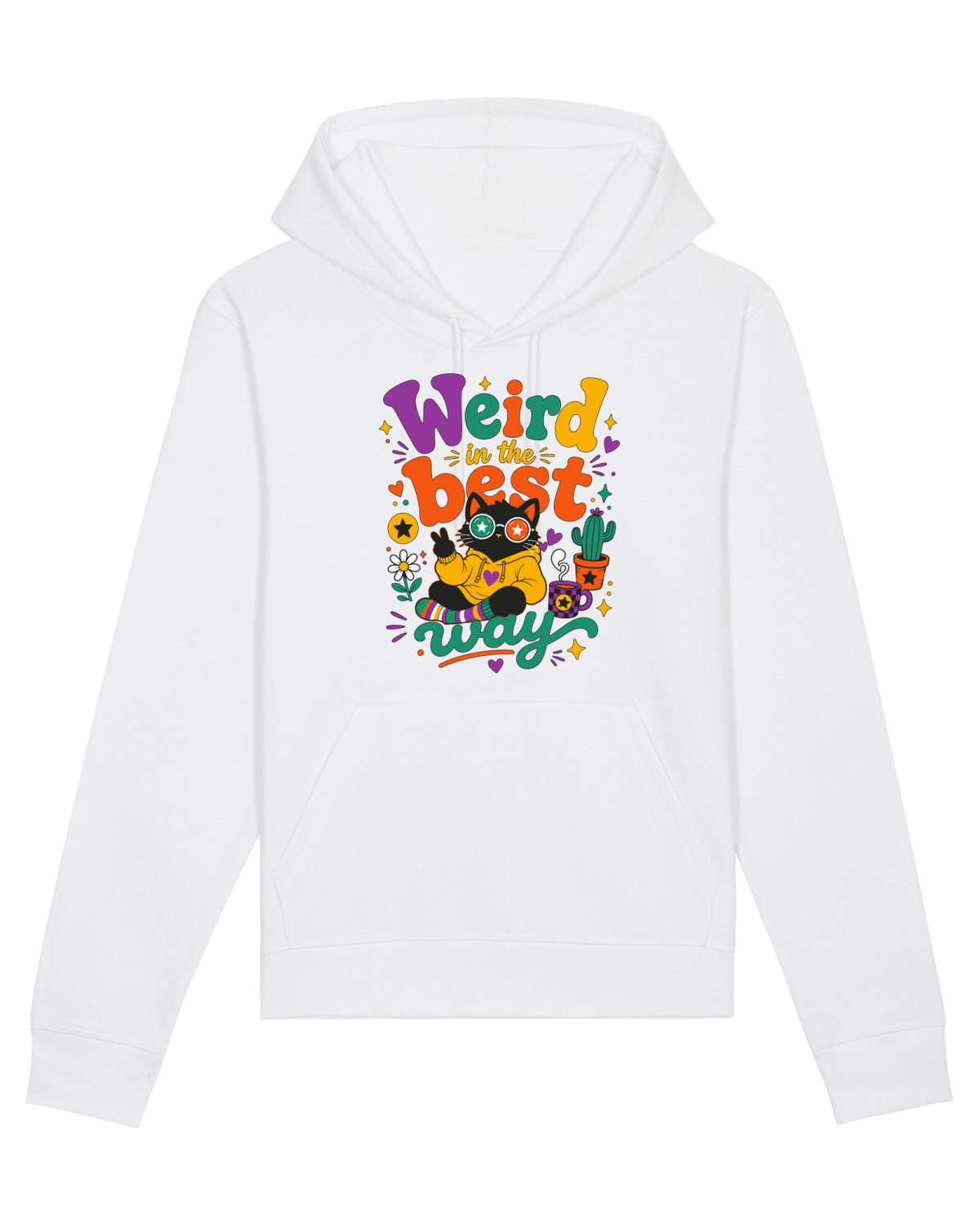 Hanorac Unisex Drummer White