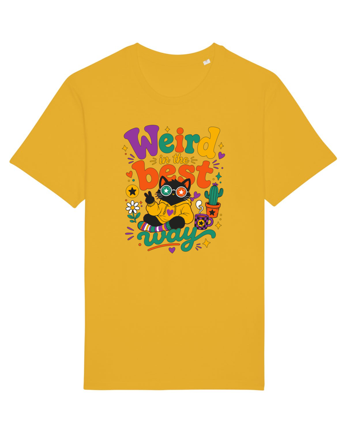 Tricou mânecă scurtă Unisex Rocker Spectra Yellow