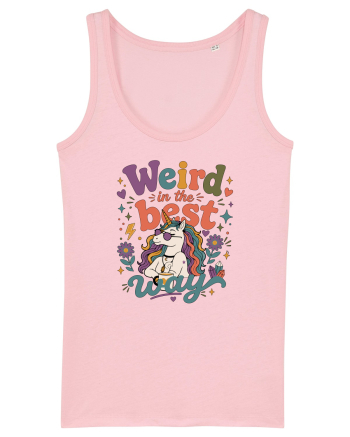 Funny Unicorn Quote Weird In The Best Way Magical Unicorn Humor Cotton Pink