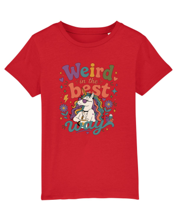 Funny Unicorn Quote Weird In The Best Way Magical Unicorn Humor Red