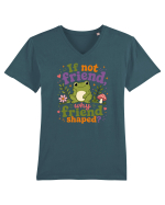 Cute Frog Meme If Not Friend Why Friend Shaped Funny Frog Humor Tricou mânecă scurtă guler V Bărbat Presenter