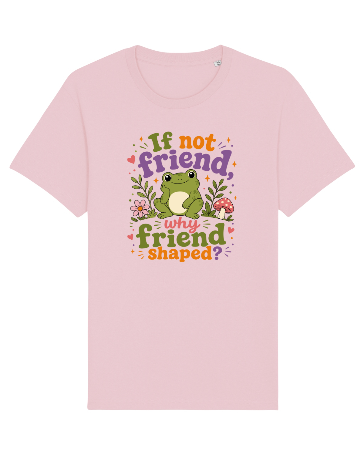Tricou mânecă scurtă Unisex Rocker Cotton Pink